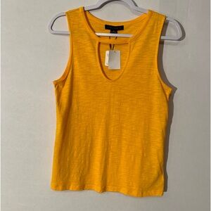 New Sanctuary Women’s Yellow cutout tank Size XS